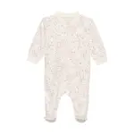 Natdragt med lynlås og fod - Misty Rose - 68