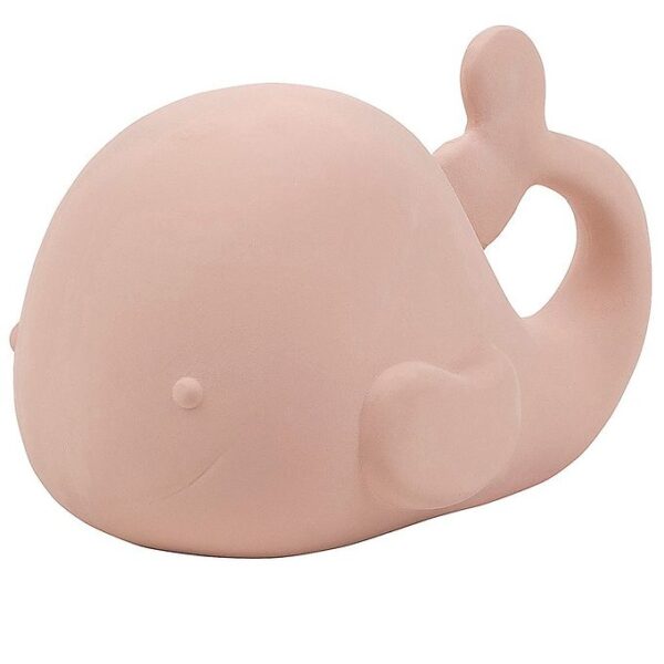 Nattou Badelegetøj - Hval - Naturgummi - Dusty pink