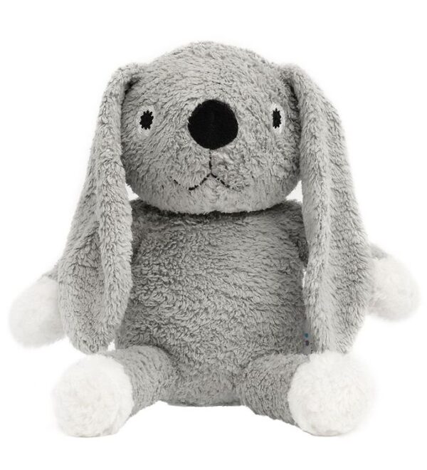NatureZoo Bamse - 18 cm - Teddyfleece - Kanin - Grå