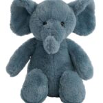 NatureZoo Bamse - 45 cm - Elefant - Støvet Navy
