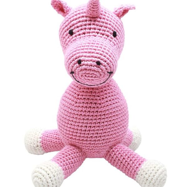 NatureZoo Bamse - Frøken Enhjørning - 18 cm - Pink