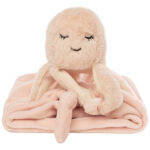 NatureZoo Nusseklud - Blæksprutte - 35x35 cm - Babyrosa