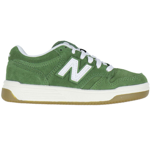 New Balance Sko - 480 - White/Dark Alpine Green