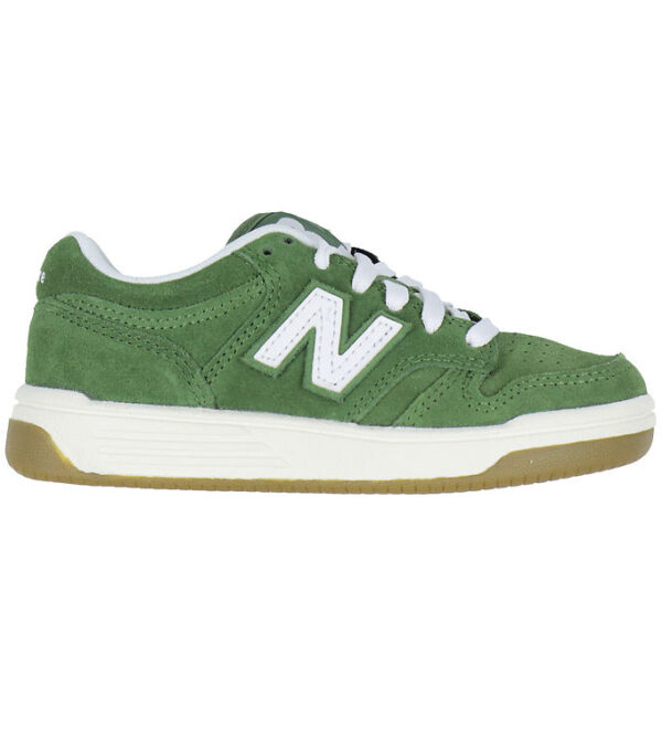 New Balance Sko - 480 - White/Dark Alpine Green