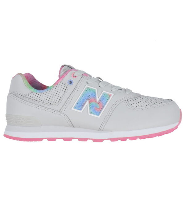 New Balance Sko - 574 - Grey Matter/Signal Pink New Balance Sko - 574 - Grey Matter/Signal Pink