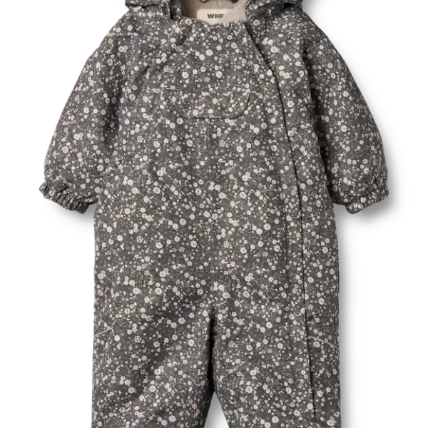 Nickie Flyverdragt - Black sea open flowers - 18 MDR.