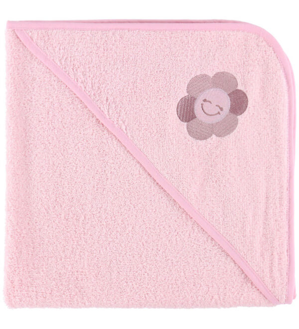 Nørgaard Madsens Babyhåndklæde - 75x75 cm - Lyserød m. Glad Blo Nørgaard Madsens Babyhåndklæde - 75x75 cm - Lyserød m. Glad Blo