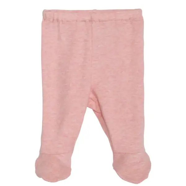 Nyfødt Buks m. Fødder - Pink - 62 CM