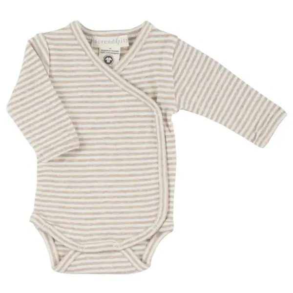 Nyfødt Slå-om Body - OATSTRIPE - 50