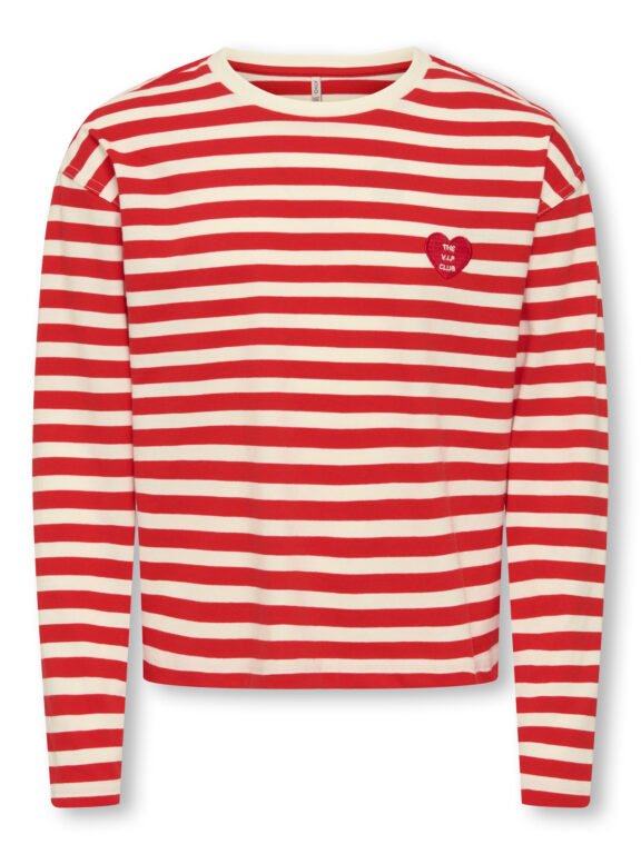 ONLY KIDS Bluse Livina Risk Red ONLY KIDS Bluse Livina Risk Red