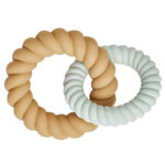 OYOY Bideringe - Silikone - Mellow - Pale Mint/Light Rubber