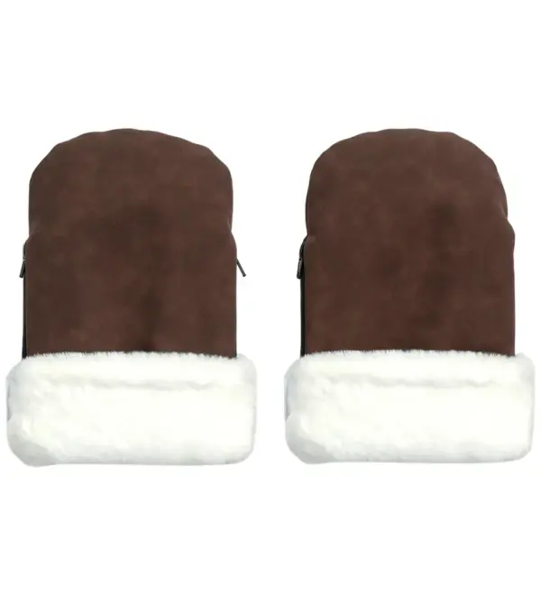 Østerbrohandsken - Chocolate Brown Faux Suede