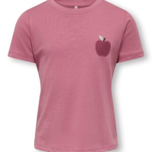 Only Mini Candy Life Printed Tee - Heather Rose - 92 cm