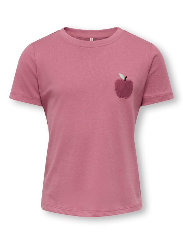 Only Mini Candy Life Printed Tee - Heather Rose - 92 cm
