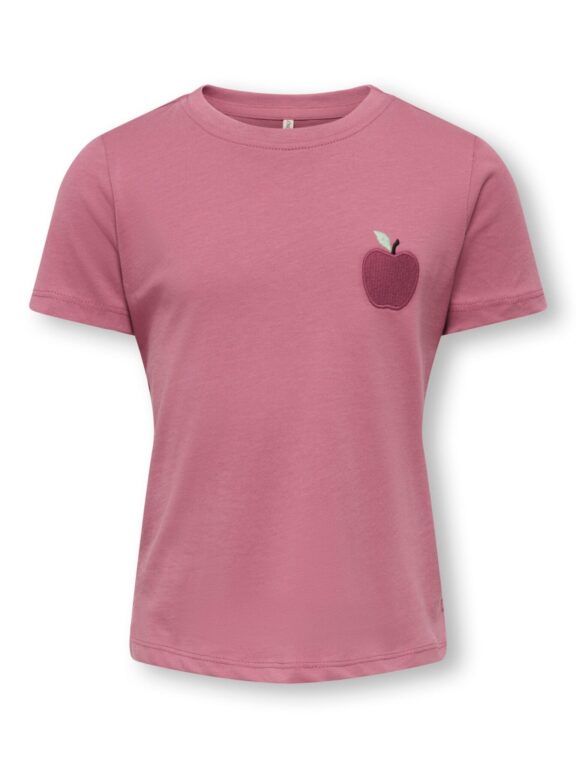 Only Mini Candy Life Printed Tee - Heather Rose - 92 cm