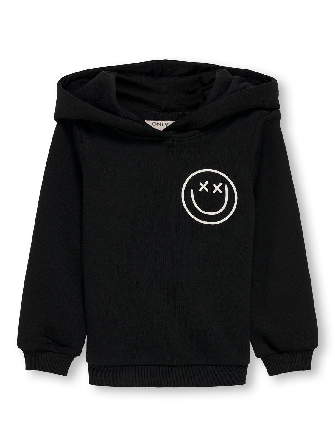 Only Mini Carolina Life Hoody - Black - 92 cm Only Mini Carolina Life Hoody - Black - 92 cm
