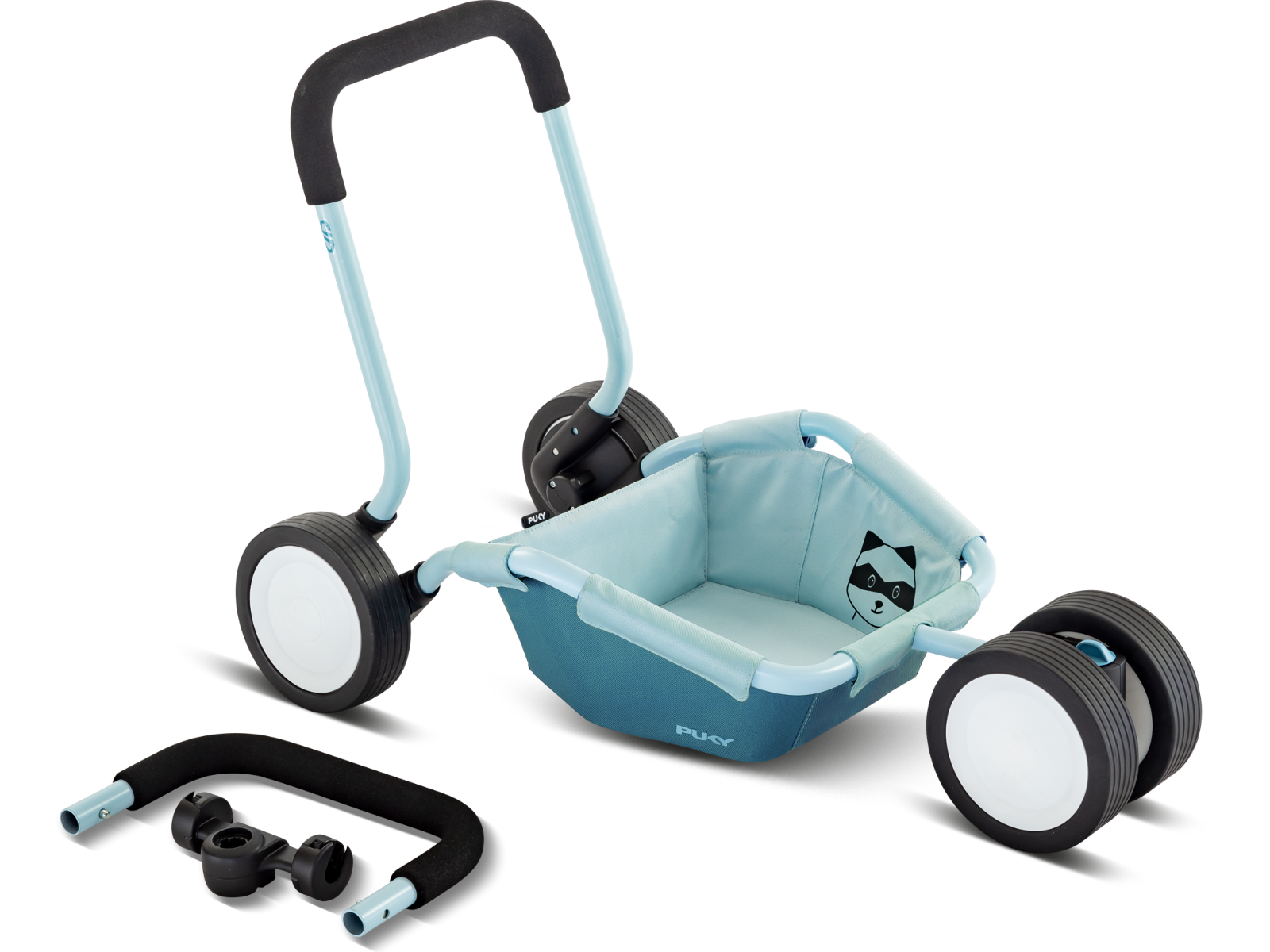 Puky | 2-i-1 gåvogn & trailer | PUKY TRAILY Retro Blå