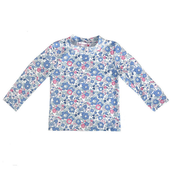Petit Crabe Badebluse - Sydney - UV50+ - Betsy m. Blomster Petit Crabe Badebluse - Sydney - UV50+ - Betsy m. Blomster