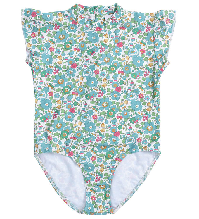Petit Crabe Badedragt - Beaa - UV50 - Betsy m. Blomster Petit Crabe Badedragt - Beaa - UV50 - Betsy m. Blomster