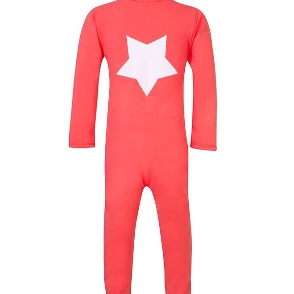 Petit Crabe Badeheldragt - Lou - UV50+ - Mørk Koral m. Stjerne