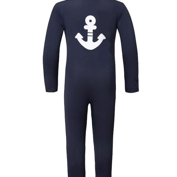 Petit Crabe Badeheldragt - Lou - UV50+ - Navy m. Anker