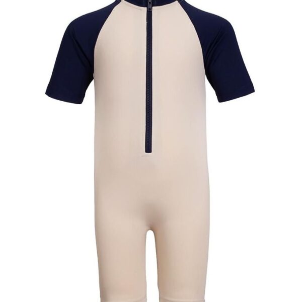 Petit Crabe Badeheldragt - Multi Color - UV50+ - Latte/Blue