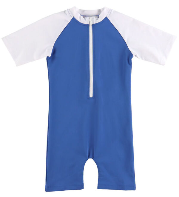 Petit Crabe Badeheldragt - Multicolor - UV50+ - Sapphire/White