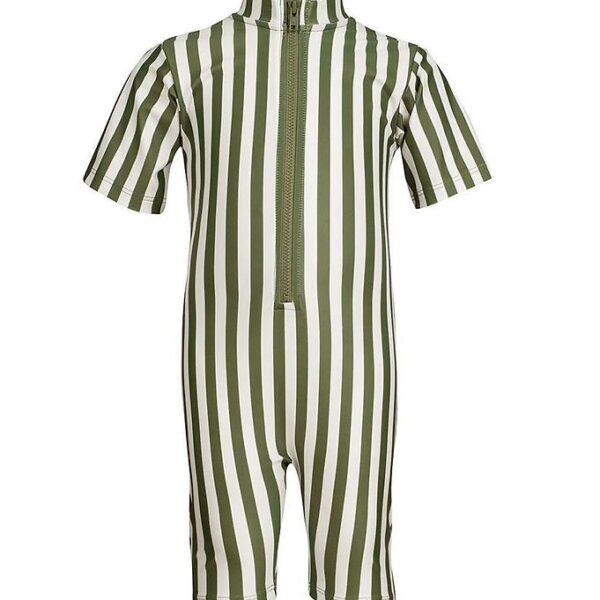 Petit Crabe Badeheldragt - Natsu - UV50+ - Army Stripes