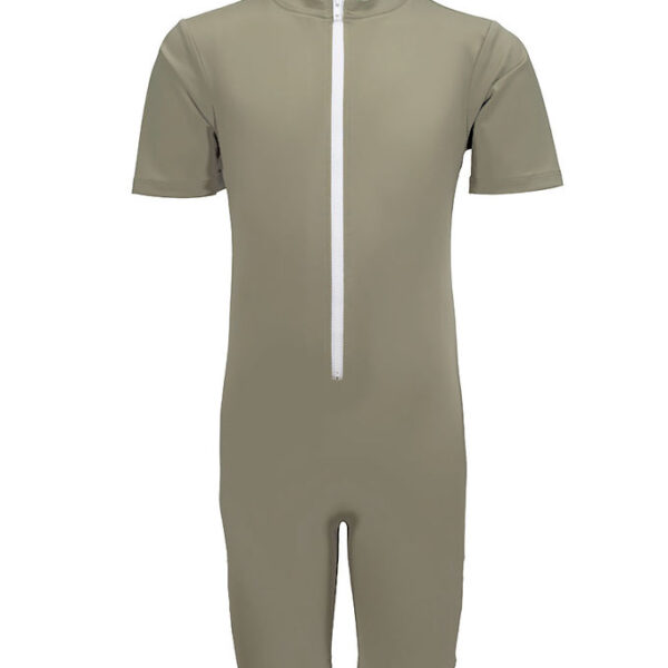 Petit Crabe Badeheldragt - Noe - UV50+ - Olive m. Kirsebær