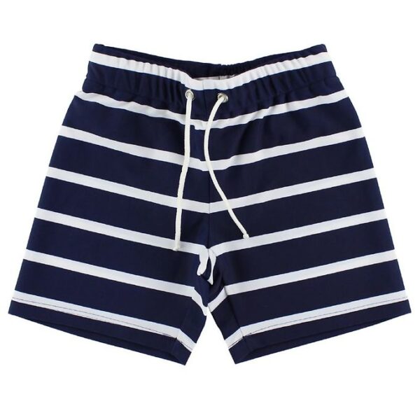 Petit Crabe Badeshorts - Alex - UV50+ - Navy/Hvidstribet