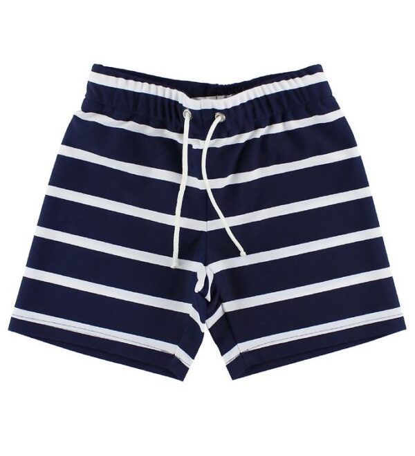 Petit Crabe Badeshorts - Alex - UV50+ - Navy/Hvidstribet Petit Crabe Badeshorts - Alex - UV50+ - Navy/Hvidstribet
