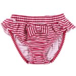 Petit Crabe Bikinitrusser - Zoe - UV50+ - Rød/Hvidstribet