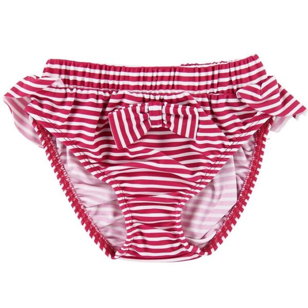 Petit Crabe Bikinitrusser - Zoe - UV50+ - Rød/Hvidstribet Petit Crabe Bikinitrusser - Zoe - UV50+ - Rød/Hvidstribet