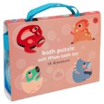 Petit Monkey Badeleegtøj - Puslespil - 16 stk - Dinosaurs