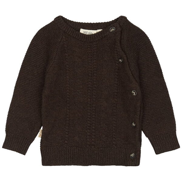 Petit Piao Bluse - PPDago - Strik - Brun