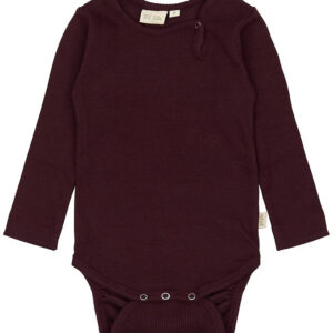 Petit Piao Body l/æ - Rib - Modal - Dark Grape
