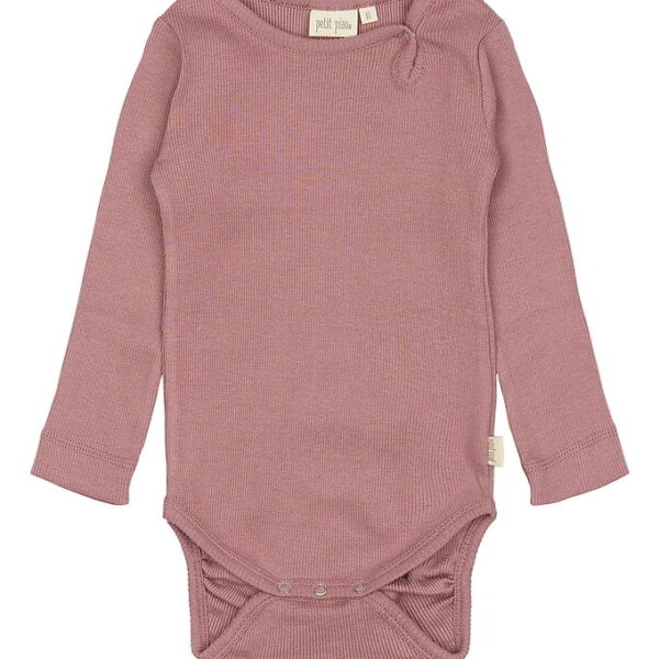 Petit Piao Body l/æ - Rib - Modal - Nostalgia Rose Petit Piao Body l/æ - Rib - Modal - Nostalgia Rose