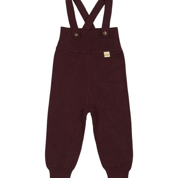 Petit Piao Bukser m. Seler - PPDag - Strik - Coffee Bean