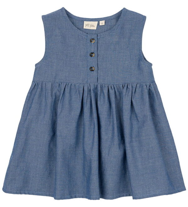 Petit Piao Kjole - Denim Blue Petit Piao Kjole - Denim Blue