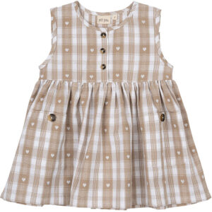 Petit Piao Kjole - Off White Heart