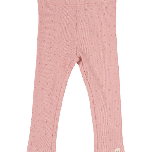 Petit Piao Leggings - Rib - Modal - Bright Rose