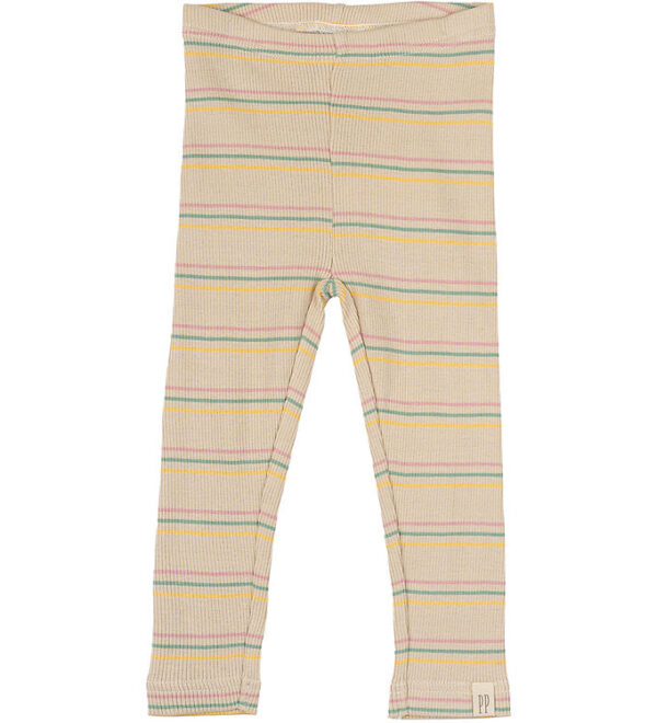 Petit Piao Leggings - Rib - Modal - Bright Rose Multi Stripe Petit Piao Leggings - Rib - Modal - Bright Rose Multi Stripe