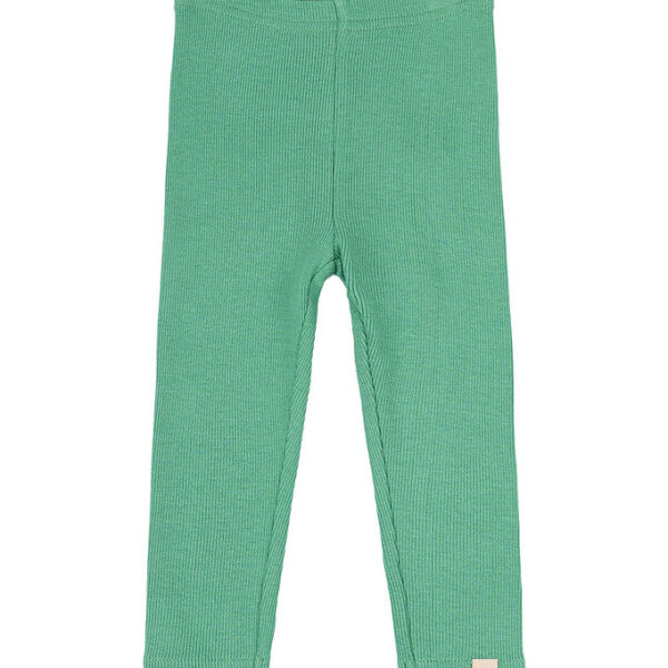 Petit Piao Leggings - Rib - Modal - Green Spruce