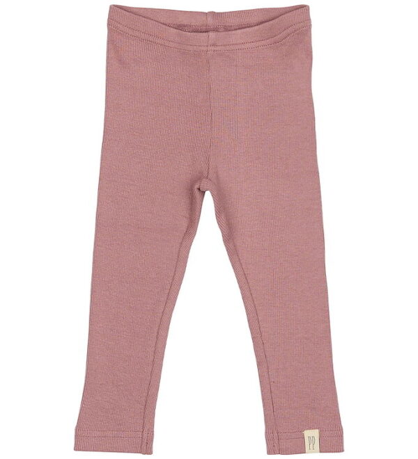 Petit Piao Leggings - Rib - Modal - Nostalgic Rose Petit Piao Leggings - Rib - Modal - Nostalgic Rose