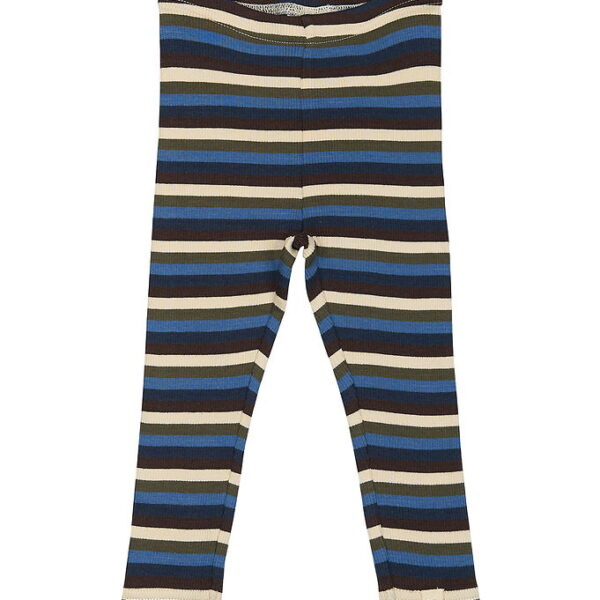 Petit Piao Leggings - Rib - Modal - True Navy/Multi Stripe Petit Piao Leggings - Rib - Modal - True Navy/Multi Stripe