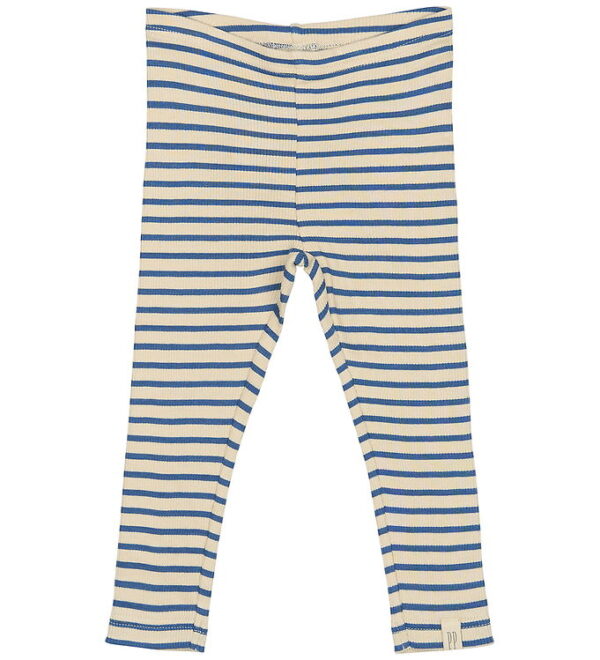 Petit Piao Leggings - Rib - Modal - True Navy/Off White