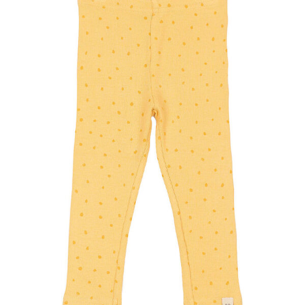 Petit Piao Leggings - Rib - Modal - Yellow Sun