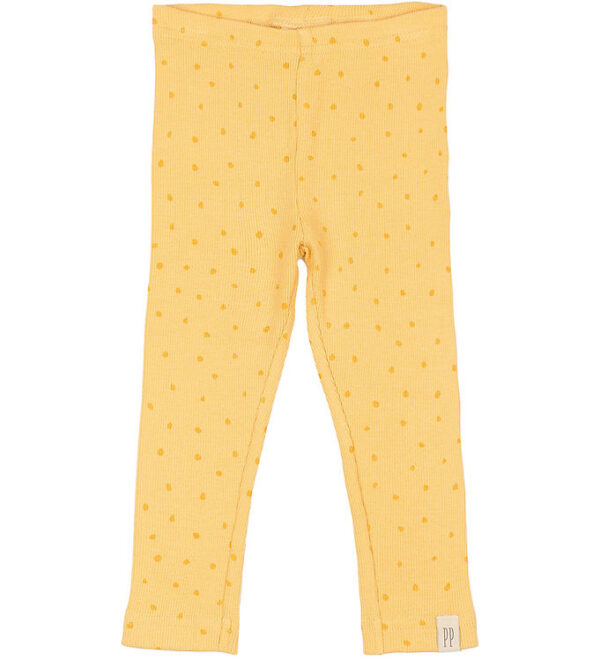 Petit Piao Leggings - Rib - Modal - Yellow Sun