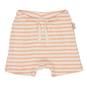 Petit Piao Shorts - Modal Striped - Peach Naught/Eggnog