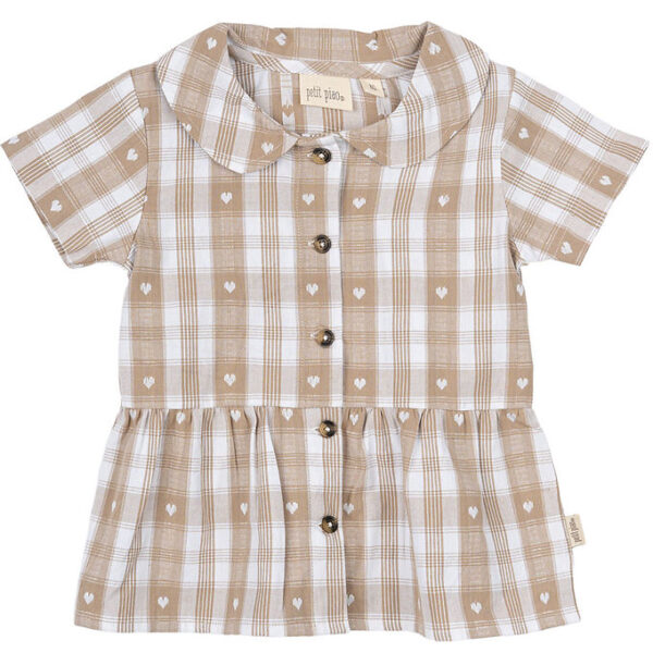 Petit Piao Skjorte - Off White Heart